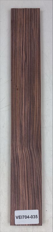 Fretboard Kingwood, 530x75x9mm,  Unique Piece #035